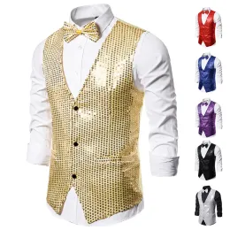 Vests Bar Banquet Dress Stage Dress Wedding Performance Master of Ceremonies Model Shows Men's Waistcoat