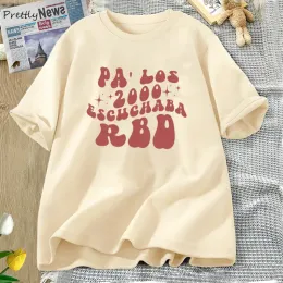 티셔츠 rebelde tshirt 2000 년대 escuchaba rbd tshirt un verano sin ti 셔츠 그래픽 티 트렌디 한 옷 스트리트웨어 탑 oneck 상단