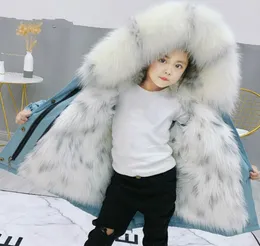 Children039S Kızlar İçin Parka 2020 Kış Kalın Kızlar Sahte Kürk Müteahhit Kids Giysileri İçin Moda Kat Çocuklar039 Snowsuit 8717630