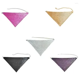 Schals Zarter Hals-Dreieckskragen für Damen-Modellshow Leichter Hochzeitsfeier-Anti-UV-Schal mit glänzenden Pailletten