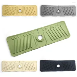 Kitchen Faucets Mildew Proof Faucet Mat Durable Drying Pads Foldable Sink Splash Guard Silicone Thicken Pad Countertop Protection