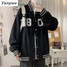 Herrenjacken Baseballuniform Koreanische trendige Modejacke Lässige High Street All-Match Hübsches Uni-Unisex-Hip-Hop-Top