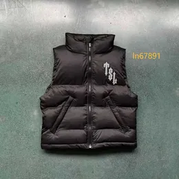 2024 Gilet da uomo Trapstar London Giacca da uomo Inverno caldo Gilet Hyperdrive Nero ricamato Gilet da donna moda ess