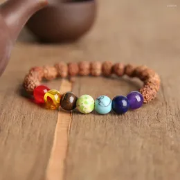 Strand OAIITE Alta Qualit Bodhi 7Chakra Energy Reiki Bracciale in pietra naturale per uomo donna trattamento ansia meditazione gioielli