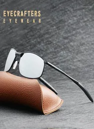 Occhiali da sole 2022 Men039s montatura in metallo polarizzato per visione notturna guida per auto occhiali da sole UV400 occhiali polarizzati stile occhiali3516070