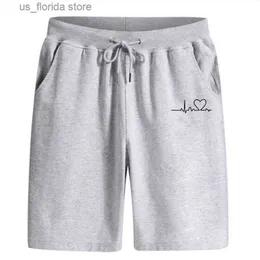 Herr shorts sport shorts män lösa tröjor mjuka casual jorts sommar kort gym utomhus varm försäljning mångsidig tryck ny 2024 jogging y240320