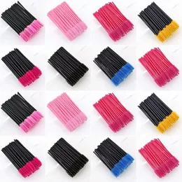 50 Stück Einweg-Augenbrauen-Wimpernbürsten Kamm Wimpernspulen Lash Wands Make-up-Pinsel Mascara-Zauberstäbe für Wimpernverlängerungen