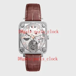 SFBRX2 Luxury Men's 7500 Automatisk lindningsmekanisk rörelse Brown Watch Hour Hand och minut hand 6 -tiden Position 247Y