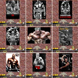 Bodybuilding-motivierendes Wandkunst-Poster, Tapisserie – erhebendes Fitness-Workout-Inspirationsbanner, Wandbehang, Flagge, Leinwandgemälde für Fitnessstudio, Wohnheim, Zimmer, Bürodekoration