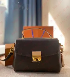 Borse firmate di lusso croisette Borsa a tracolla Portafoglio da donna Borsa a tracolla messenger damier macrame con patta Borsa piccola Tote Borsa con nappa Borsa a mano da donna Borse hobo