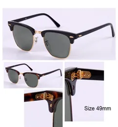 Top Quality Brand Classic Style Designer Club Solglasögon Master Women Men Retro G15 49mm 51mm Lens Sun Glasses Gafas4856201