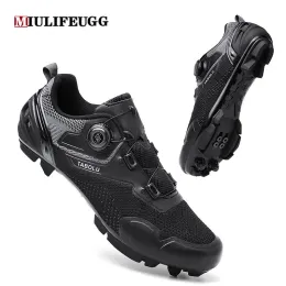 Stövlar miulife cykling sneakers mtb manlig väg platta hastighet skor män rutt skor cleat cykel racing kvinnor cykel berg spd