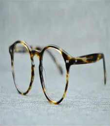 Neues optisches Brillengestell für Herren, Oliver Brillenmarke, runde Vintage-Brillenfassungen für Damen, Kurzsichtigkeitsbrille, OV5241 mit Original B4303112
