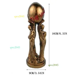 Designer World Cup Hercules Banksy Objects Figurer Dekorativ Världen är din hartsstaty Ornament Garden Office Crafts Figurin Ornament smyckedesigner