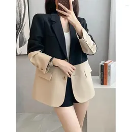 Damenanzüge UNXX 2024 Frühling Herbst Design Mäntel Blazer Loose Fit Designer Frauen Festland China Blazer Hohe Strecth