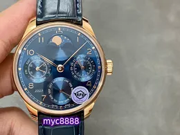 APS 503406 Watches har en diameter på 42,2 mm och en tjocklek på 14,9 mm med en komplex funktionsrörelse Power Time på upp till 72 timmar safirglasspegel