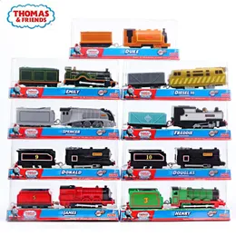 Thomas e amigos faixa master série trem elétrico conjunto locomotivas edward duke gorden conjunto crianças brinquedo presente de aniversário 20cm 240304