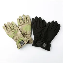 Autumn Winter New Men's Five Fingers Handskar Camouflage Outdoor Ski Tactical Gloves Warm Waterproof Windproof Riding Training2762