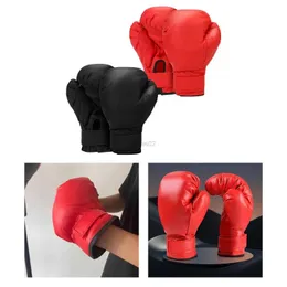 Schutzausrüstung 2 Paar Box-Trainingshandschuhe, professionelle PU-Leder-Schlaghandschuhe, Handschutz, Boxsack, Kickboxen, Fitness, MMA, Fitnessstudio, yq240318