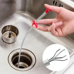 Inne narzędzia do czyszczenia domowego Akcesoria 60 cm Drużyna do sprzątacza hydraulica wąż sprężyna sprężyna rura odblokowująca pogłębiarka do zlewu kuchennego toaleta toaleta 240318