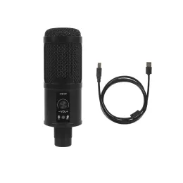 الميكروفونات BM65 سجل Microphone RGB المكثف لجهاز iPhone Android Computer Computer Professional USB MIC.