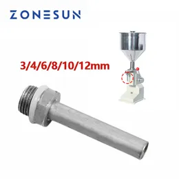 ZONESUN Filling Nozzles for A02 A03 ZS-MGT1S Manual Liquid/Fluid/Gel/Paste Filling Machine 3/4/6/8/10/12mm Multiple Sizes for Choosing