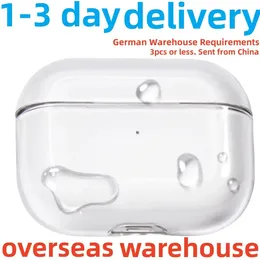 USA Stock for AirPods Pro 2 Air Pods 3 Max Earphones Airpod Bluetooth سماعات الرأس ملحقات سماعة سماعة سليكون صلبة تغطية واقية لطيفة