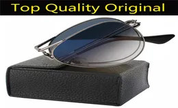 古典的なサングラスモデル3479折りたたみ航空サングラスGlass UV400レンズ革のケースパッケージすべてのアクセサリー8894845