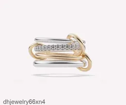 Pierścienie spinelli Nimbus SG Gris Podobny projektant Nowy w luksusowej biżuterii x hoorsenbuhs mikrodame srebrny pierścień srebrny