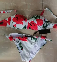 Lyxkvinnor Floral BH BRICS SET SEXY PUSH UP DESIGNER Underkläder Justerbar band Kvinnor Bras underkläderuppsättningar