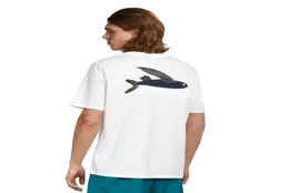 Bata-Baumwoll-T-Shirt Pata Designer-Kurzarm-T-Shirt für Männer und Frauen, modisches lockeres Freizeit-Sweatshirt, klassische Flying-Fish-Serie S9918804