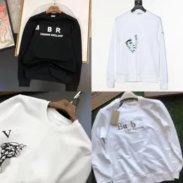 Herrtröjor tröjor designer herr huva av höst och vinter gitter hoodie lös tröja långärmad tröja för herr designer hoodie