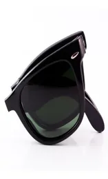 Folding Solglasögon Kvinna toppkvalitet Mens Designer Sun Glasögon 4105 Sport Kör Fashion Beach Summer Shades UV400 Protection GLA8614306