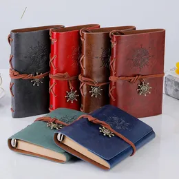 Partihandel Vintage Garden Travel Diary Books Kraft Papers Journal Notebook Spiral Notepads Billiga skolstudent Classical Notepads LT846