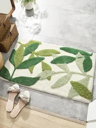 Carpets Bathroom Non-slip Mat Toilet Door Absorbent Bedroom Entry Floor Foyer Home Textile Ornament