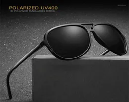 Zerosun (150 mm) Mens Polariserade solglasögon som driver solglasögon för man svart luftfart HD TAC Polaroid varumärkeskvalitet UV40011564289