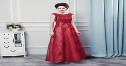Särskilt tillfälle promklänningar AVITO Lungo cerimonia donna 2019 ärmlösa vinröd spetsar kvinnor kvällsklänningar långa festklänningar7852913