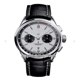 Nowy premier B01 stalowa obudowa AB0118221G1P1 VK kwarc chronograf męski Zegarek Stopwatch White Tide Skórzane paski