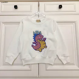 Popular baby hoodie Long sleeved child pullover Size 100-150 kids designer clothes Colored Dinosaur Pattern girls boys sweater 24Mar