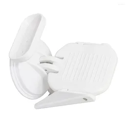 Bath Mats Bathroom Pedal Powerful Suction Cup Pedicure Foot Rest No Drilling Shower Stool With Storage Rack For Home El