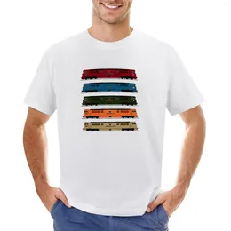 Męskie topy czołgowe British Rail Western Locomotives T-shirt Szybkie suszenie Czarne Vintage Ubrania Czarne koszulki dla mężczyzn