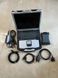 MB STAR C6 -gränssnittsmultiplexer för Auto Diagnostic Tool VCI DOIP WiFi Scan SSD med Laptop CF30 Full Set Ready to Use Cars Trucks