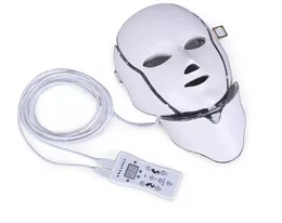 novo produto terapia de luz IPL rejuvenescimento da pele máscara de pescoço led com 7 cores para uso doméstico 6107618