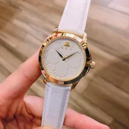 Women Brand Quartz Gci Watches G Ladies Fashion Designer Small Dial Luxury Watch Leather Strap Animal Bee Snake Tiger Doraemon Classic Wristwatch