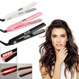Irons Professional Cold Flat Iron Hair Treatment Styler Therapy Conditioning Tool Recover the Damaged Hair Ultrasonic Infrared Irons