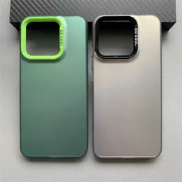 حالات الهاتف الخليوي مناسبة لـ Xiaomi 14 Pro Case Xiaomi 14 Mi 13t Xiaomi 13 Pro Phone Case Mi Civi3 الفاخرة المعدنية Aurora Skin Matte Cover J240318