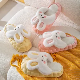 Slippers Rabbit Fur Slide