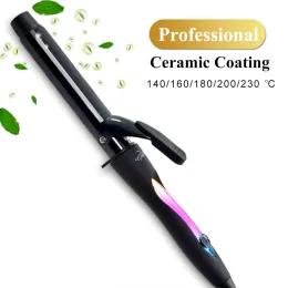 Irons Ceramiczny Curler Różdżka Curling Iron Professional Hair Curlers z podwójnym napięciem