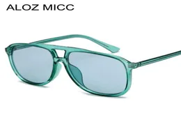 ALOZ MICC Nya män överdimensionerade solglasögon kvinnor godisfärger mode acetat solglasögon kvinnlig vintage stil glasögon a6243234593