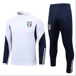 2425 Chiesa Italy Soccer Tracksuits Surverement Jackets Training Calcio Italiafootball Raspadori Verratti Barella Donnarumma Lorenzo Politano Zaniolo Miretti